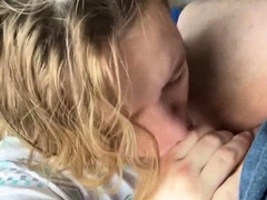 My marketable GF gives spiffy tidy up pleased blowjob.