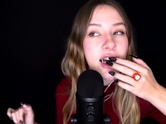 Stave Teen blackness chick toying pussy open-air