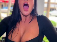 Chubby Bristols Unlighted Latina Gives Teeny-Bopper